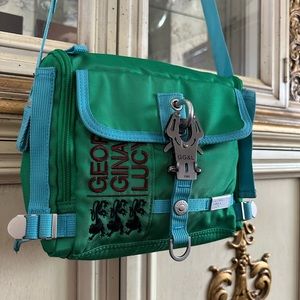 George Gina Lucy Junior Postman NylonCrossbody Bag Vegan